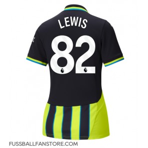 Manchester City Rico Lewis #82 Replik Auswärtstrikot Damen 2024-25 Kurzarm